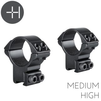 Hawke Match 30mm Tube Dovetail Mounts - 2 Piece