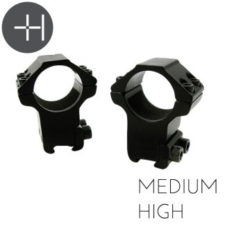 Hawke Basic 1" Tube Dovetail Mounts - 2 Piece