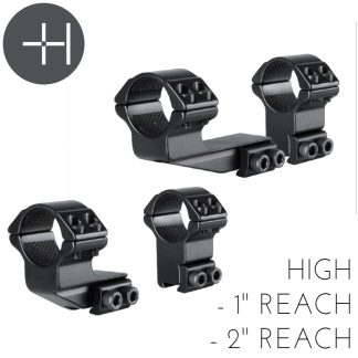 Hawke Match 1" Tube Dovetail Mounts - Reach / Extension