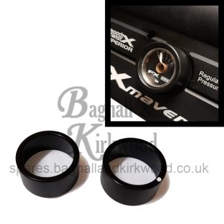 Black Pressure Gauge Cover for FX Small Silver Gauges