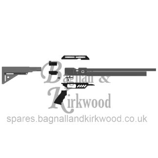 FX Dreamline Classic to Dreamline Tactical Fixed Cylinder Conversion Kit