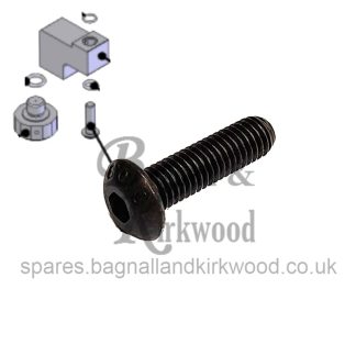 Part JT416 & s641: Air Arms Pressure Gauge Mount Bolt