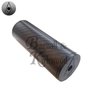 A&M Titch C Carbon MK2 Low Glare Airgun Sound Moderator - Flat End