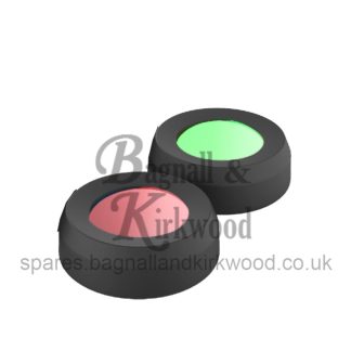 LED Lenser Head Torch Colour Filter Caps 36mm - Red & Green